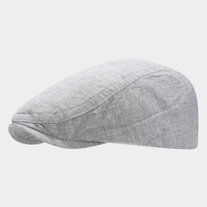 Casquette plate en lin respirant personnalisable à marque privée, réglable, légère, pour l'été, style Ivy, vente en gros, très populaire - Product Image 2