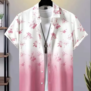 Camisa ligera con botones florales para mujer, corte regular, para uso diario - Product Image 2