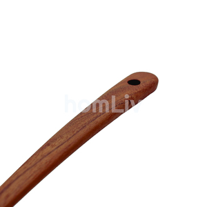 Cuillère à soupe en bois de teck naturel taille S, durable, sans danger pour les aliments, sans peinture ni vernis, halal, cuisine personnalisée - Product Image 6