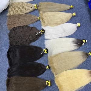 Venta al por mayor de fábrica: Extensiones de cabello natural ondulado vietnamita a granel, colores personalizados con longitud de 10 a 34 pulgadas - Product Image 4