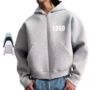 New Men Unisex Autumn <b>Hoodies</b> <b>Plain</b> Customizable Oversized Pocket Polyester/Cotton Blend Anti-Wrinkle Breathable High Quality - Product Image 1