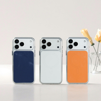 Bleu couleur primaire couleurs originales étuis de téléphone portable magnétiques pour iphone 17 15 Pro Max Air 16 Drop Tpu PC Nano résistant clair