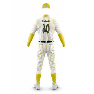 <b>Baseball</b> & Softball Uniform Breathable Button Up Long Sleeve Jersey with Pants Multi Pockets Design <b>Baseball</b> Uniform Kits - Product Image 3