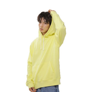 Sweat-shirts à capuche pour hommes pas chers en gros – Pulls unis en molleton de coton de couleur unie pour hommes – Ventes en gros par fabricant sur mesure - Product Image 5