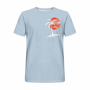 Camisetas de hombre extragrandes, informales, con cuello redondo, de verano, personalizadas con estampado de palmeras, camisetas de vacaciones - Product Image 6