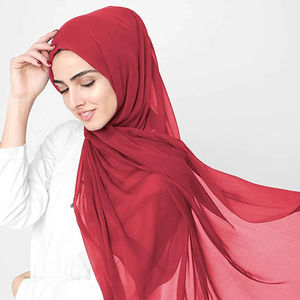 Hiyab Liso de Moda para Mujer, Cómodo, Suave y Transpirable, Pañuelo Islámico para la Cabeza, Suministro al por Mayor - Product Image 2