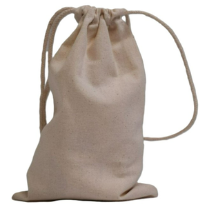 Custom Heavy-Duty 100% Organic Cotton Canvas <b>Drawstring</b> Bag Convenient Letter Pattern Reusable <b>Pouch</b> Rope for Gift Shopping - Product Image 5