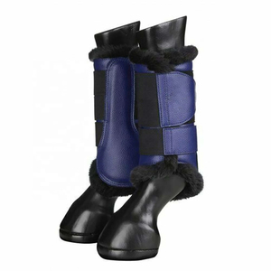 Customized Logo Printing New Arrival Light Weight Professional 2026 Horse Riding <b>Brushing</b> <b>Boots</b> on Sale - Product Image 4