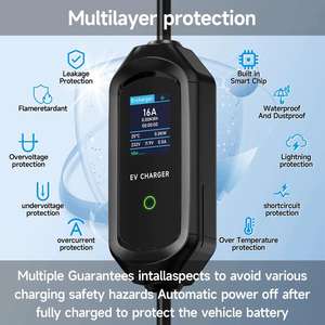 Nouveau chargeur EV portable Nacs UK Plug 7KW 32Amp avec charge rapide Mode 2, certifié CE, garantie de 2 ans - Product Image 4