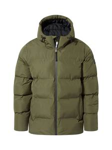 Veste matelassée bleue à capuche pour homme, alternative au duvet, fermeture éclair, légère, coupe régulière, pour l'hiver - Product Image 3