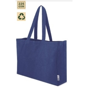 Sac fourre-tout utilitaire en polycoton recyclé avec poche intérieure, logo personnalisé, sac de shopping promotionnel, vente en gros, fabricant OEM ODM en vrac - Product Image 3