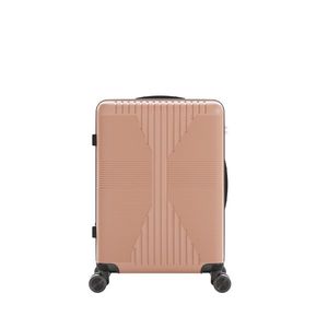 Single 24-Inch PP Trolley Case with Non-TSA Customs <b>Lock</b> 24in Rose Gold PP <b>Suitcase</b> - Product Image 1