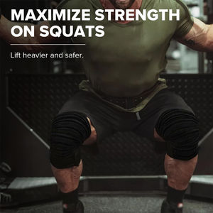Bandes de maintien pour les genoux longue durée pour les squats, la presse à jambes et l'entraînement sportif – Protégez efficacement vos genoux - Product Image 6