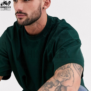 Vente directe usine – T-shirt homme oversize 100 % coton tricoté, séchage rapide, respirant, très populaire, faible MOQ - Product Image 4