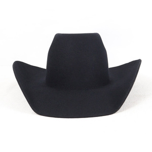 Sombrero de Vaquero de Lana Negra a Rayas, Transpirable, Resistente al Viento, Unisex, para Adultos, Ala Ancha, 56-58 cm, Primavera/Verano, Playa, Aire Libre - Product Image 5