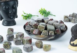 Piedras de Dragón Naturales Pulimentadas de 18-25mm para Joyería, Manualidades, Decoración del Hogar, Venta al Por Mayor - Product Image 3