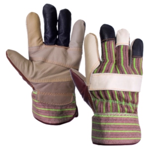 Gants de sécurité en cuir de buffle robuste pour usage industriel et domestique, protection renforcée des mains et des bras - Product Image 5