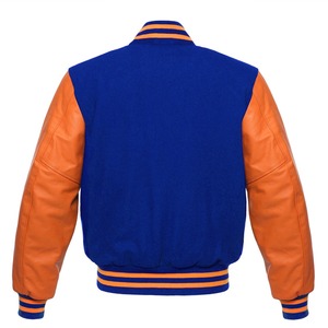 Chaqueta Varsity de Cuero y Lana Personalizada con Cierre de Botones, Resistente, Ligera, a Prueba de Polvo y Olores, de Lujo, Clásica y Retro - Product Image 5
