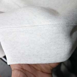 JUNIORS WHITE <b>Mock</b> <b>Neck</b> Sweatshirt 100% YELLOW Applique Embroidery wide <b>neck</b> Sweatshirt Finer Threads - Product Image 5