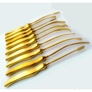 Kit d'instruments de chirurgie esthétique pour lifting des sourcils et lifting du visage – Ensemble de 10 élévateurs de cuir chevelu – Instruments chirurgicaux esthétiques en acier inoxydable - Product Image 1