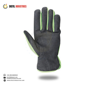 Guantes de Seguridad de Piel de Oveja de Primera Calidad DISTIL INDUSTRIES, con Puño de Punto Resistente, Antiestáticos, para Jardinería y Montaje - Product Image 3