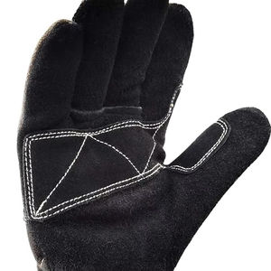 Gants de lutte contre les incendies en cuir pleine fleur renforcé, gants de pompier anti-coupure et anti-choc doublés Kevlar pour intervention en zone forestière - Product Image 4