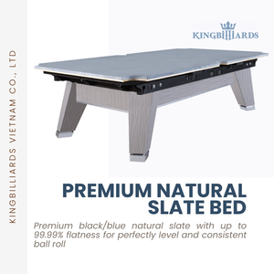 Mesa de Billar King Winner con Estructura de Acero Fresado de Precisión, Tamaño Personalizado, Rieles de Alta Presión, Directo de Fábrica en Vietnam - Product Image 6