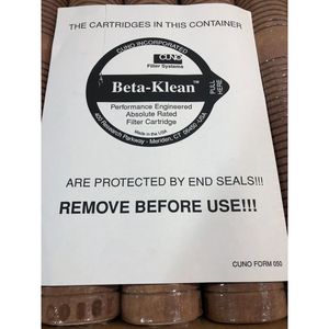 Lote de 15 Filtros Beta-Klean CUNO BK30Z8100G1SNG - Equipo y Piezas de Semiconductores de Confianza con Legado Global - Product Image 6