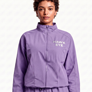 Conjunto Deportivo de Nylon para Mujer, Chaqueta Cortavientos Ligera, Ropa Deportiva de Dos Piezas, Personaliza con Tu Propio Logotipo - Product Image 4