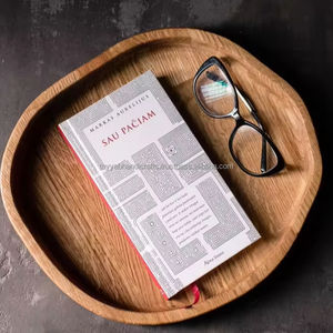 Bandeja Decorativa de Madera de Bambú para Café, Té y Desayuno, Bandeja de Servir de Madera de Acacia de la India - Product Image 1