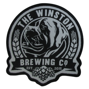 The Winston Brewing Co Embroidered Iron-<b>On</b> <b>Patch</b> Irregular Shape Nonwoven Felt Gift - Product Image 1
