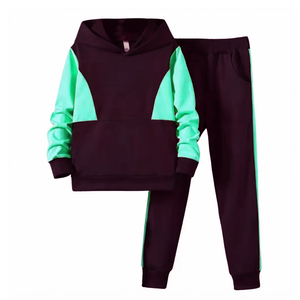 Conjunto Deportivo Casual de Primavera para Hombre, Sudadera con Capucha y Pantalones Deportivos con Bloques de Color - Product Image 5