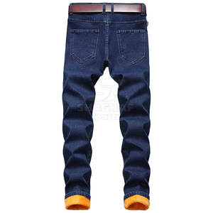Jean slim style urbain pour jeunes hommes, coupe décontractée, finition de qualité, pantalon homme délavé. - Product Image 2