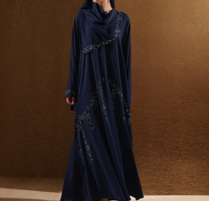High Quality Dubai Beautiful Traditional Islamic Women's Saudi Arabian <b>Abaya</b> Spring Polyester Breathable Ankle Length Muslim Fit - Product Image 1