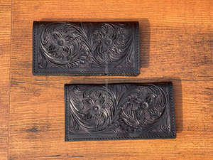 กระเป๋าสตางค์แบบยาวทำจากหนังแท้สำหรับนักธุรกิจชายกระเป๋าใส่บัตรเครดิตแบบพับสองพับ - Product Image 5