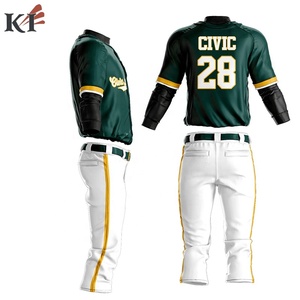 Maillots de baseball rayés et imprimés 100 % polyester, sublimation unisexe, personnalisables, avec sangle avant réglable, Hiver 2026 - Product Image 4