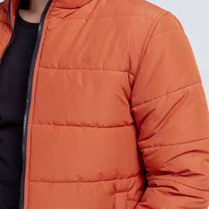 Blouson matelassé d'hiver 2026 pour homme – Qualité supérieure, effet bulle brillant, capuche rembourrée, fermeture éclair réversible, personnalisable OEM/ODM, en coton - Product Image 6