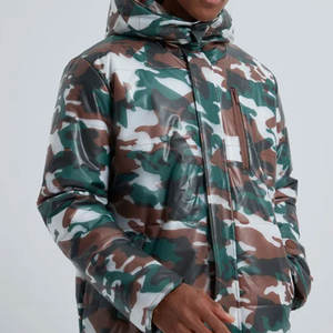 Veste matelassée personnalisée unisexe grande taille imprimée par sublimation The North Face pour homme, respirante - Product Image 1