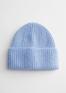 ACTIVE SAFETY Gorro de punto acanalado morado claro con bordado a mano, 100% acrílico, con puño, unisex, de invierno, con detección de agujas para uso diario - Product Image 5