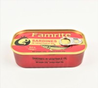 Princesse Sardine Sardine en conserve du Maroc Boîte de conserve en huile végétale 125gX50tins