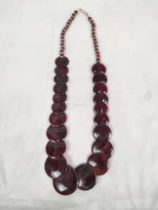 Hermosos tonos, collar artesanal de resina, joyería de moda para compromiso de boda o fiestas de gatitos, modelo de estilo Ángel - Product Image 6