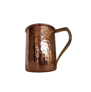Copper <b>Mug</b> Cup With Hammered Finish And Handle For Drink Serving Home Barware <b>Vintage</b> Style New Desgin Copper <b>Mug</b> - Product Image 3