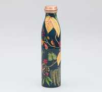 Bouteille d'eau classique en cuivre de 1000 ml, design oriental artisanal, écologique, imprimée en 3D, portable, avec couvercle, pour le bureau