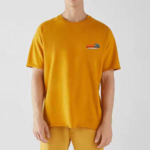 บริการ OEM เสื้อยืดโอเวอร์ไซส์พิมพ์ลายตามสั่งสำหรับผู้ชาย ผ้าฝ้าย 100% ขายส่งราคาถูก เสื้อยืดโอเวอร์ไซส์ผู้ชาย - Product Image 1