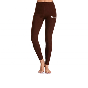 Leggings basiques doux et moelleux pour femmes, en couleurs unies, avec bordure brossée à la cheville, personnalisables - Product Image 3
