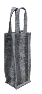 Sac en jute grande capacité pour bouteille de vin avec poignée en corde, fourre-tout décontracté pour courses et emballage cadeau - Product Image 4