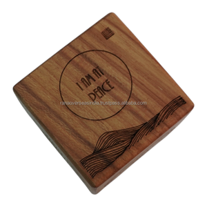 Cube d'affirmation en bois à forte demande Décor de bureau élégant avec des affirmations positives pour la pleine conscience et la motivation aux meilleurs tarifs - Product Image 2