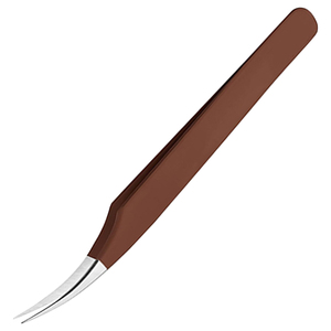 Pinzas Curvas de Precisión para Pestañas, Herramienta de Extensión de Pestañas de Acero Inoxidable de Alta Calidad para Aplicación Profesional en Salones de Belleza, OEM - Product Image 5