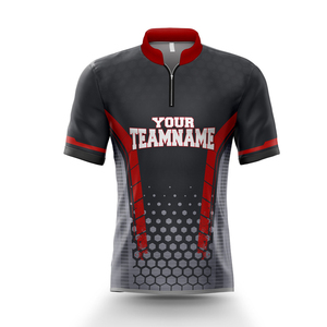 Breathable Professional Team Sportswear <b>Bowling</b> for Shirts Short Anti-Bacterial Moisture-Wicking Custom Athletic Team Apparel - Product Image 6