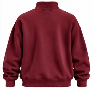 Sweat-shirt à col roulé Index Apparel, coupe ample, unisexe, décontracté, pour l'automne, couleur unie, logo imprimé sur le devant - Product Image 2